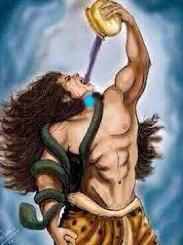 Why did Bhagwan Shiva not completely swallow the poison arising from Samudra Manthan?